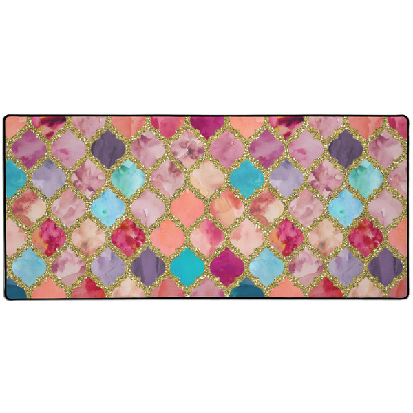 Glitter Moroccan Watercolor Large Gaming Mats - APPROVAL