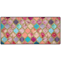Glitter Moroccan Watercolor Gaming Mouse Pad