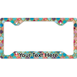 Glitter Moroccan Watercolor License Plate Frame - Style C