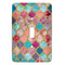 Glitter Moroccan Watercolor Light Switch Cover (Single Toggle)