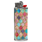 Glitter Moroccan Watercolor Case for BIC Lighters