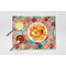 Glitter Moroccan Watercolor Linen Placemat - Lifestyle (single)