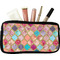 Glitter Moroccan Watercolor Makeup / Cosmetic Bag - Small