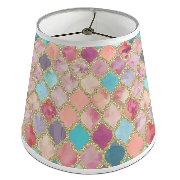 Custom Glitter Moroccan Watercolor Empire Lamp Shade