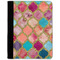 Glitter Moroccan Watercolor Notebook Padfolio