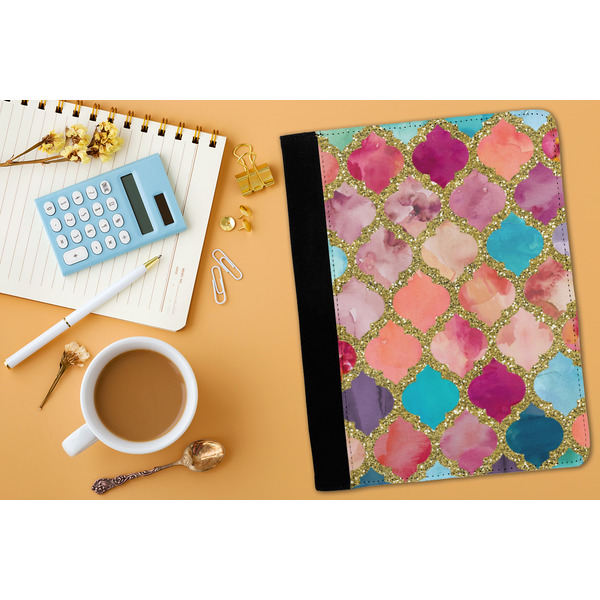 Glitter Moroccan Watercolor Medium Padfolio - LIFESTYLE (adult)