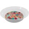 Glitter Moroccan Watercolor Melamine Bowl (Personalized)