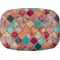 Glitter Moroccan Watercolor Melamine Platter