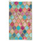 Glitter Moroccan Watercolor Microfiber Golf Towel - Large