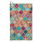 Glitter Moroccan Watercolor Microfiber Golf Towel - Small