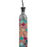 Glitter Moroccan Watercolor Oil Dispenser Bottle