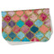 Glitter Moroccan Watercolor Burp Cloth - Fleece