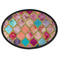 Glitter Moroccan Watercolor Oval Patch