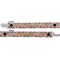 Glitter Moroccan Watercolor Pacifier Clip - Front and Back