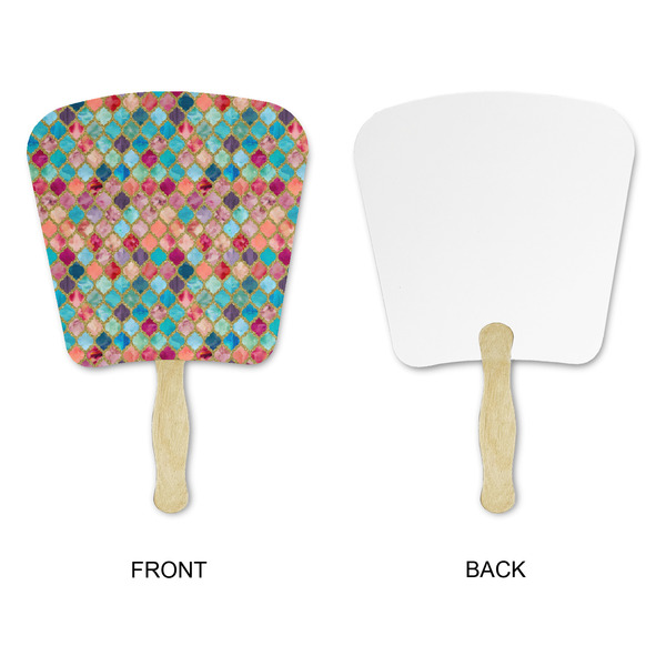 Glitter Moroccan Watercolor Paper Fans - Approval