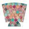 Glitter Moroccan Watercolor Party Cup Sleeves - with bottom - FRONT