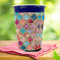 Glitter Moroccan Watercolor Party Cup Sleeves - with bottom - Lifestyle