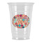 Glitter Moroccan Watercolor Party Cups - 16oz - Front/Main