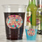 Glitter Moroccan Watercolor Party Cups - 16oz - In Context