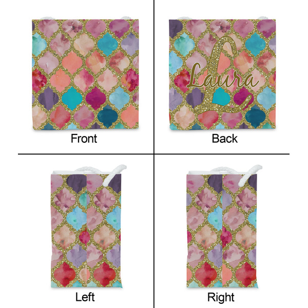 Glitter Moroccan Watercolor Party Favor Gift Bag - Matte - Approval