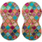 Glitter Moroccan Watercolor Peanut Shaped Burps - Approval