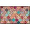Glitter Moroccan Watercolor Door Mat - 60"x36"