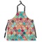 Glitter Moroccan Watercolor Apron Without Pockets