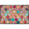 Glitter Moroccan Watercolor Door Mat - 36"x24"