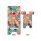 Glitter Moroccan Watercolor Phone Stand - Front & Back