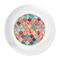 Glitter Moroccan Watercolor Plastic Party Dinner Plates - Approval