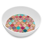 Glitter Moroccan Watercolor Melamine Bowl - 8 oz