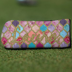 Glitter Moroccan Watercolor Blade Putter Cover