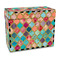 Glitter Moroccan Watercolor Recipe Box - Full Color - Front/Main