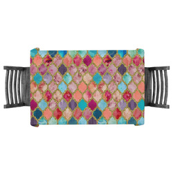 Glitter Moroccan Watercolor Tablecloth - 58"x58"