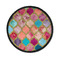 Glitter Moroccan Watercolor Round Patch
