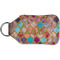 Glitter Moroccan Watercolor Sanitizer Holder Keychain - Small (Back)