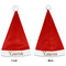 Glitter Moroccan Watercolor Santa Hats - Front and Back (Double Sided Print) APPROVAL