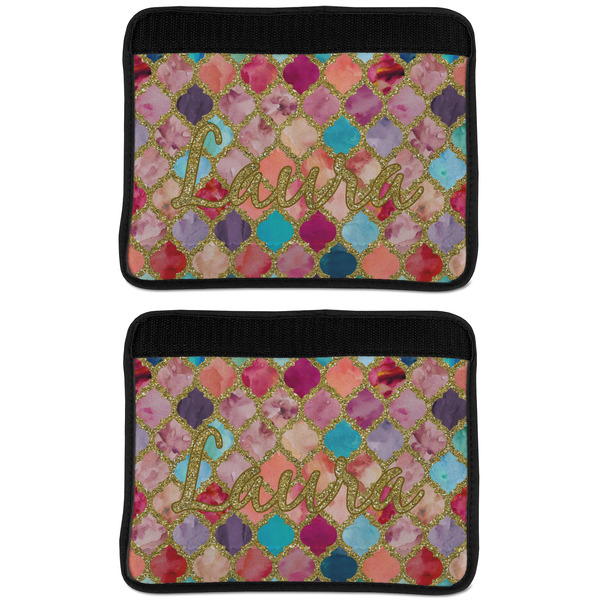 Glitter Moroccan Watercolor Seat Belt Cover (APPROVAL Update)