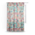 Glitter Moroccan Watercolor Sheer Curtains