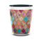 Glitter Moroccan Watercolor Shot Glass - Two Tone - FRONT
