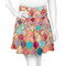 Glitter Moroccan Watercolor Skater Skirt - Front