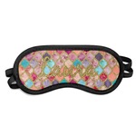 Glitter Moroccan Watercolor Sleeping Eye Mask - Small