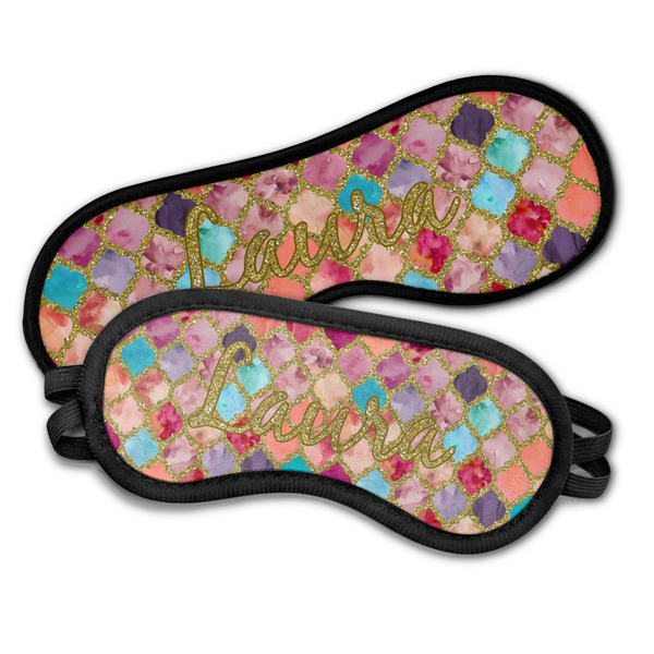 Glitter Moroccan Watercolor Sleeping Eye Masks - PARENT