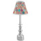 Glitter Moroccan Watercolor Small Chandelier Lamp - LIFESTYLE (on candle stick)