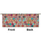 Glitter Moroccan Watercolor Small Zipper Pouch Approval (Front and Back)