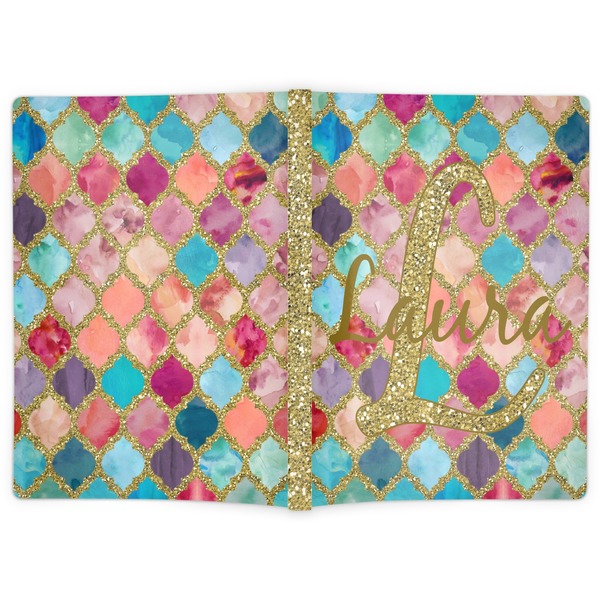 Glitter Moroccan Watercolor Soft Cover Journal - Apvl