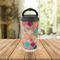 Glitter Moroccan Watercolor Stainless Steel Travel Cup Lifestyle