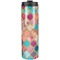 Glitter Moroccan Watercolor Stainless Steel Skinny Tumbler - 20 oz