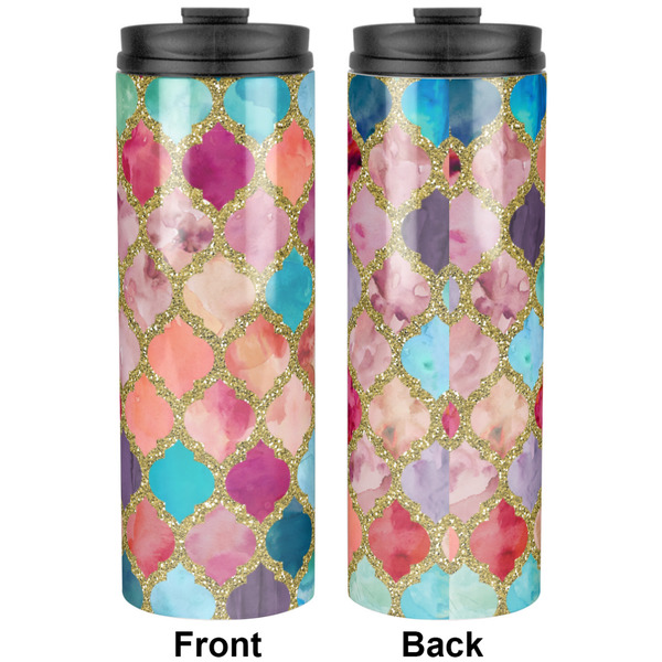 Glitter Moroccan Watercolor Stainless Steel Tumbler - Apvl
