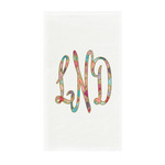 Glitter Moroccan Watercolor Guest Paper Towels - Full Color - Standard